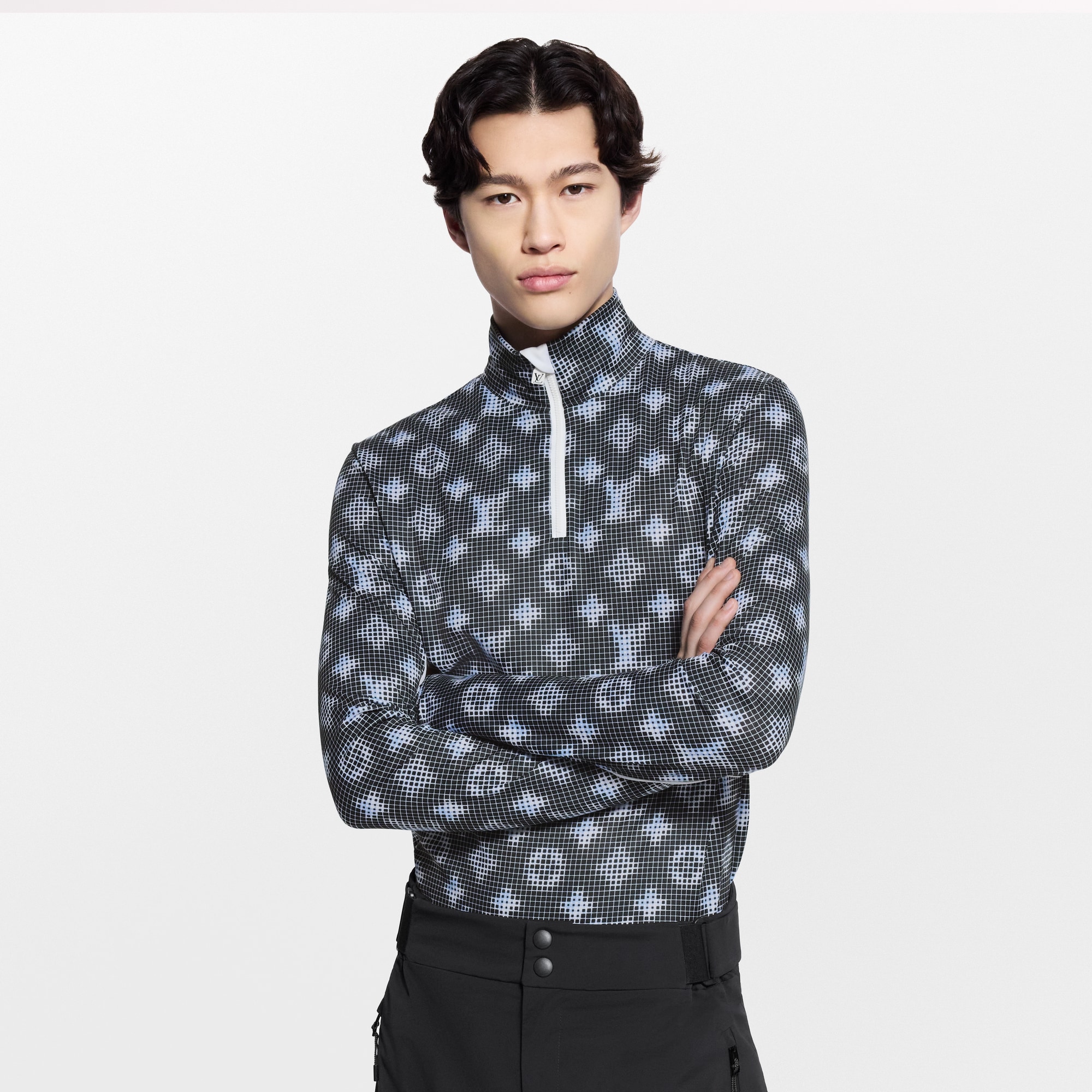 Monogram Technical Long-Sleeved T-Shirt - New - For Men | LOUIS